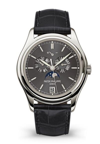 Wholesale Patek Philippe Complications Platinum Black Dial Watch 5146P-001